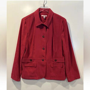JM Collection Raspberry Pink Blazer Jacket‎ CareerWomens Size 16 (BR)